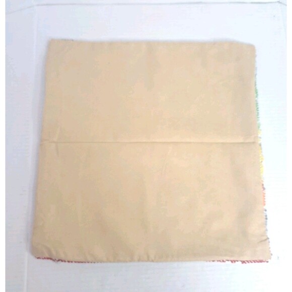 Sequin Unicorn Rainbow Throw Pillow Cover 15"x15" Decor Bedroom Girls Bed - Picture 3 of 4